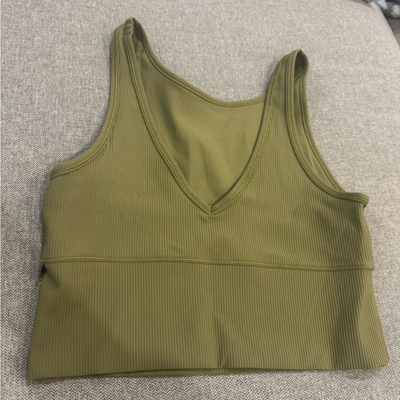 Lululemon Power Pivot Ribbed Tank Top Size 6 - Picture 2 of 6